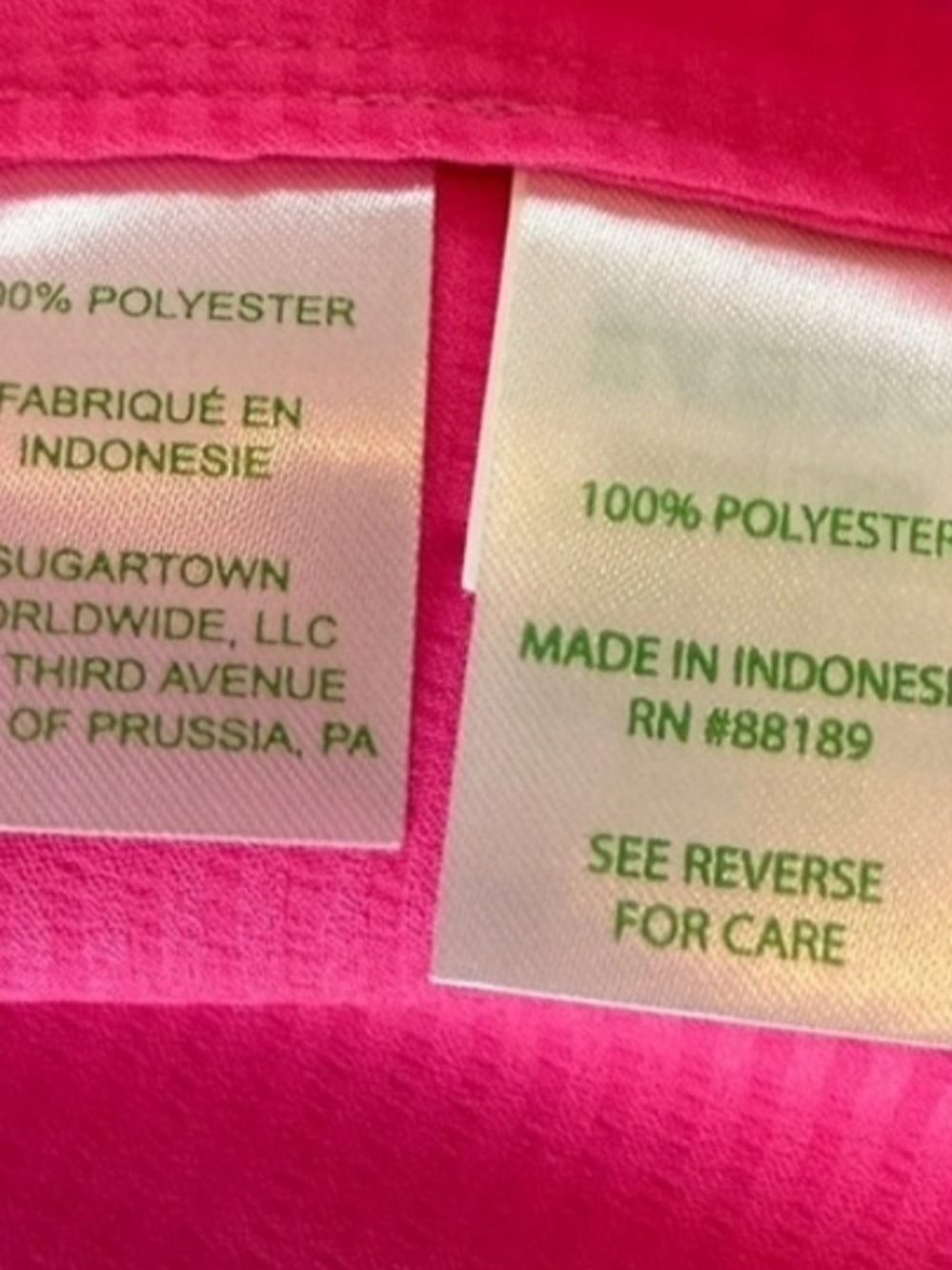 Lilly Pulitzer Jaylene Size 6 NWT Pink Peplum V-Neck Blouse - Picture 6 of 12